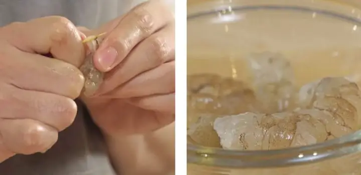 Bước 4: Sơ Chế Tôm