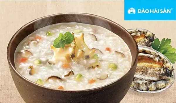Cháo bào ngư tôm nấm hương Cháo bào ngư tôm nấm hương