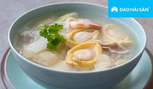 Cháo bào ngư tươi tôm trứng Cháo bào ngư tươi tôm trứng