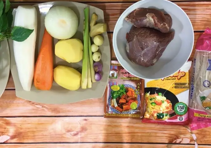 Chuẩn bị nguyên liệu Chuẩn bị nguyên liệu