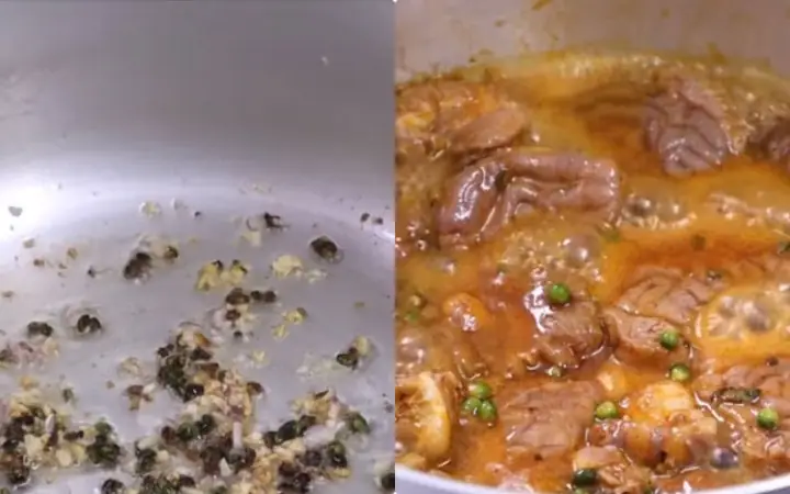 Bước 3: Kho Thịt Bò