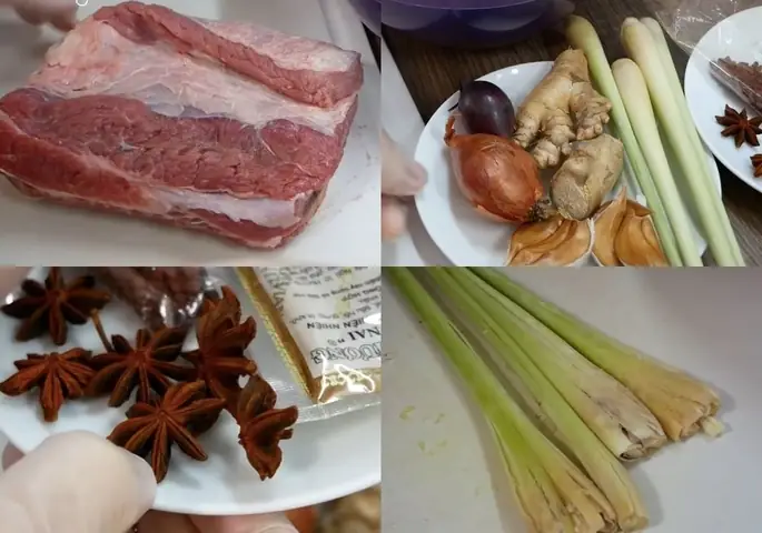 Chuẩn bị nguyên liệu