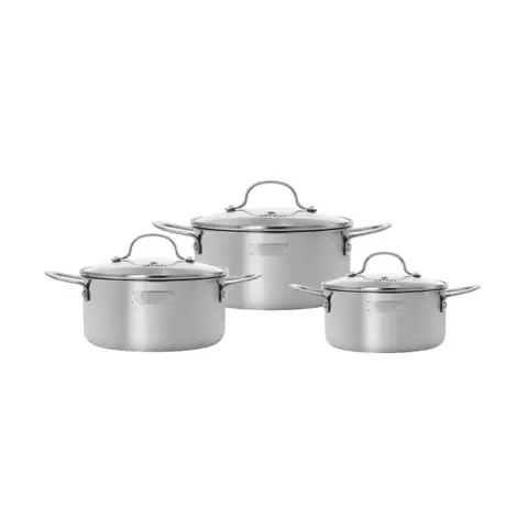 Bộ Nồi Inox Nguyên Khối Elmich Trimax Classic El-2136ol01 Size 18,20,22cm Bộ Nồi Inox Nguyên Khối Elmich Trimax Classic El-2136ol01 Size 18,20,22cm