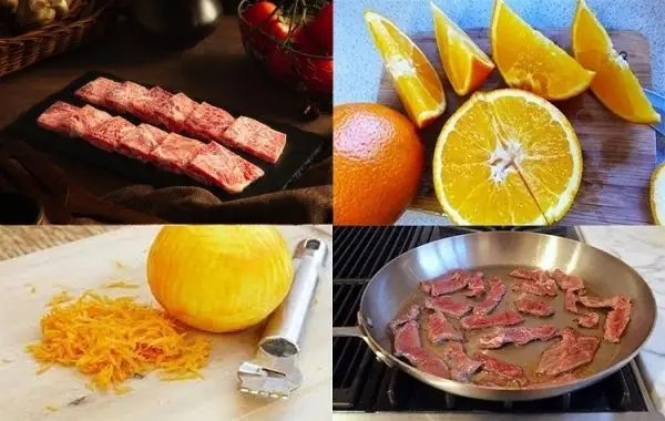 Bước 1: Chuẩn bị nước sốt cam