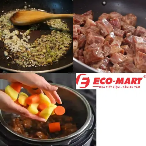 Cách Nấu Bò Sốt Vang Bằng Nồi Áp Suất