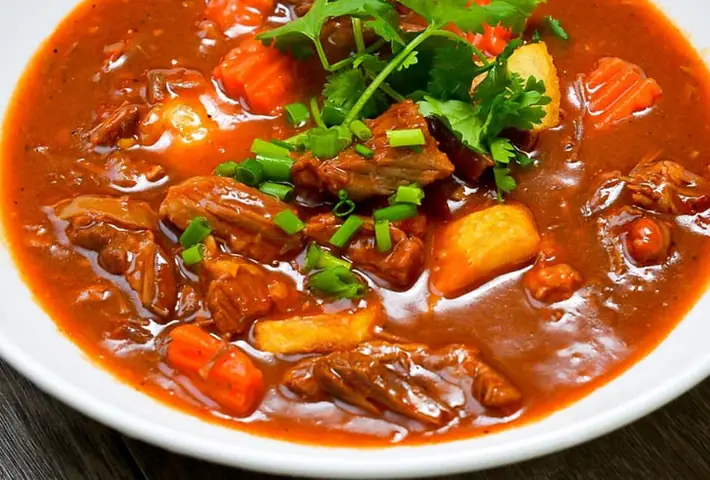 cách nấu bò sốt vang chuẩn vị