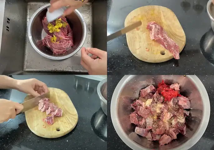 Sơ chế các nguyên liệu