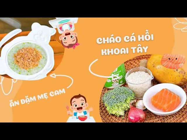 Cháo Cá Hồi Khoai Tây