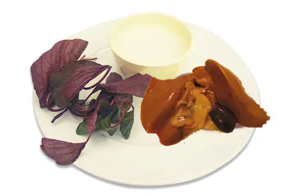 Bột gan, rau dền – thực đơn 9 tháng tuổi của viện dinh dưỡng