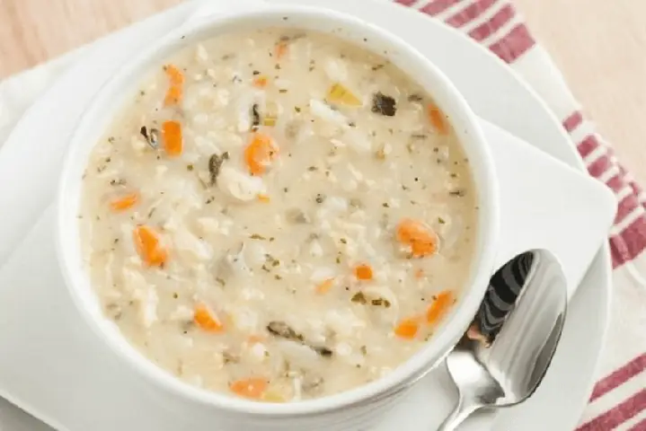 4.2. Cháo khoai tây, cà rốt và thịt heo băm