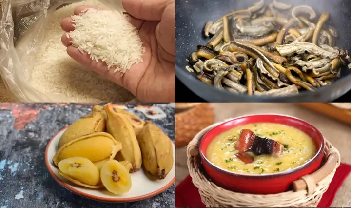 Cháo Lươn Nấu Với Chuối