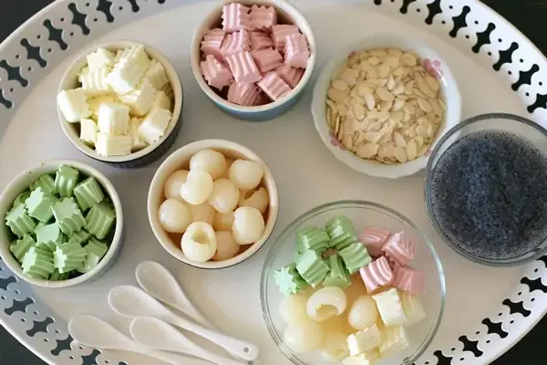 cách nấu chè khúc bạch bằng bột rau câu