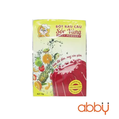 Bột rau câu sóc vàng 12g