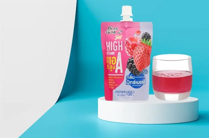 Làm bột sắn dây cho bé với nước ép trái cây