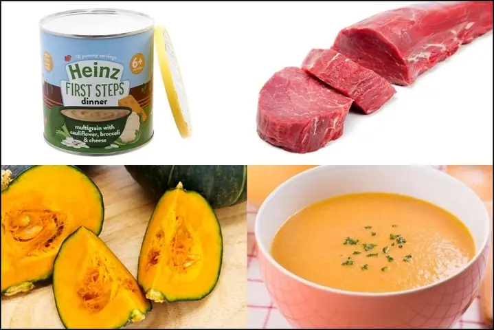 3cách Nấu Bột Ăn Dặm Với Thịt Bò Và Bí Đỏ