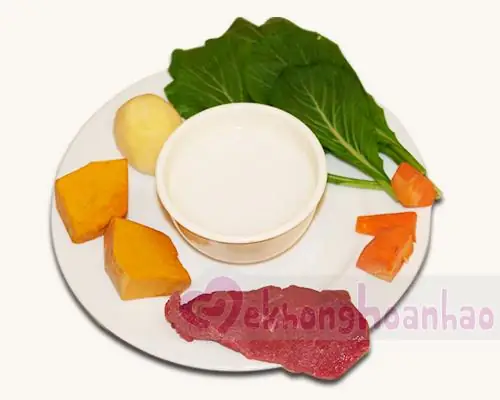 1. Nguyên liệu (cho 1 chén bột khoảng 250ml) cần: