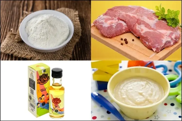 1Cách nấu bột ăn dặm với thịt lợn đơn giản nhất