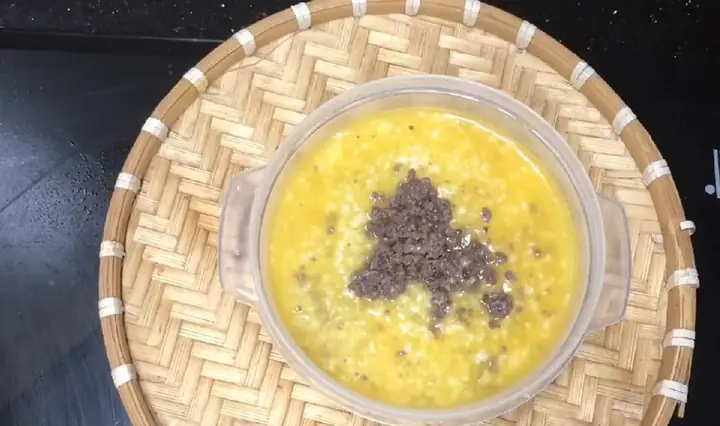 2.2 Cháo tim heo khoai lang