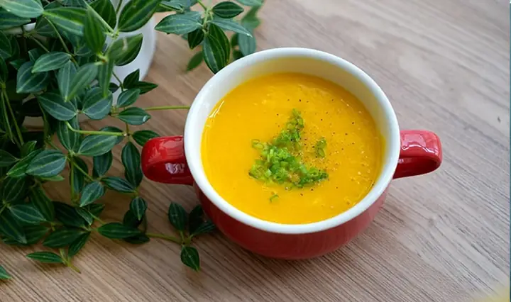 2.1 Cháo tim heo bí đỏ