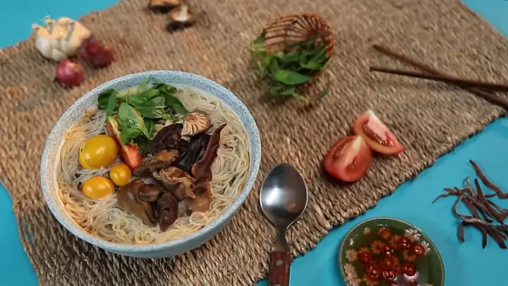 Cách nấu bún lòng gà