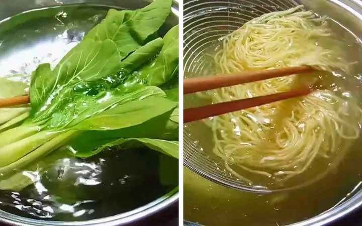 Bước 4: Làm chín nguyên liệu phụ