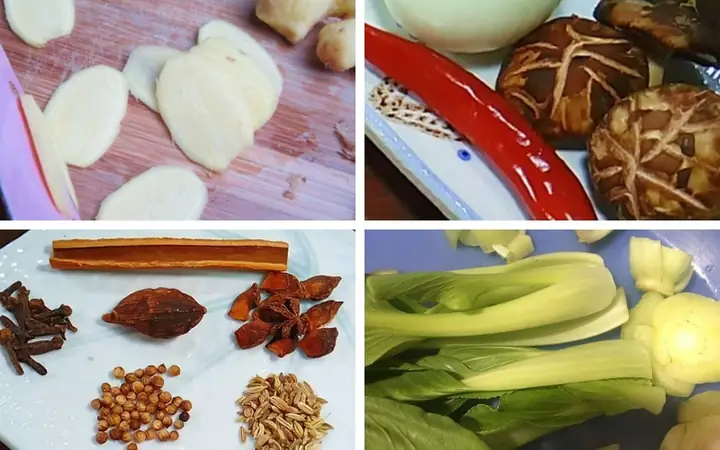 Bước 2: Sơ chế rau gia vị