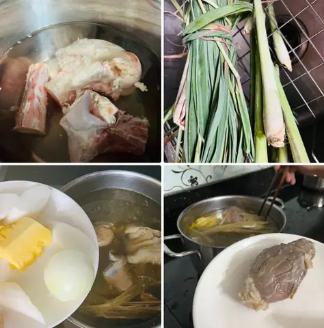 Cách chế biến Bún bắp bò Cách chế biến Bún bắp bò