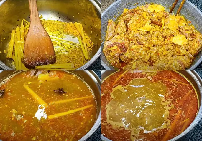 Các bước làm bún bò cay