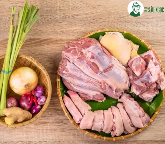 Bước 1: Sơ chế nguyên liệu Bước 1: Sơ chế nguyên liệu