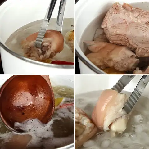 Bước 3: Hầm thịt và xương Bước 3: Hầm thịt và xương