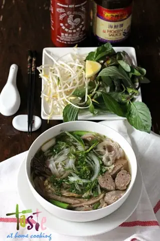 cách nấu bún bò viên gân