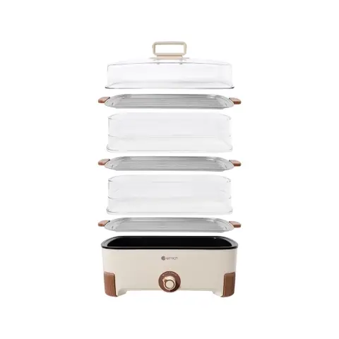 Nồi Lẩu Hấp Điện 3 Tầng Elmich Ste0300