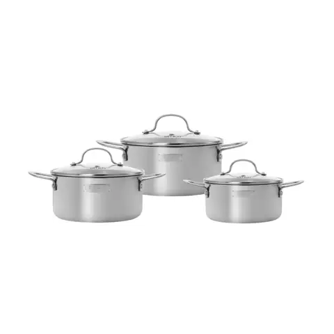 Bộ Nồi Inox Nguyên Khối Elmich Trimax Classic El-2136ol01 Size 18,20,22cm