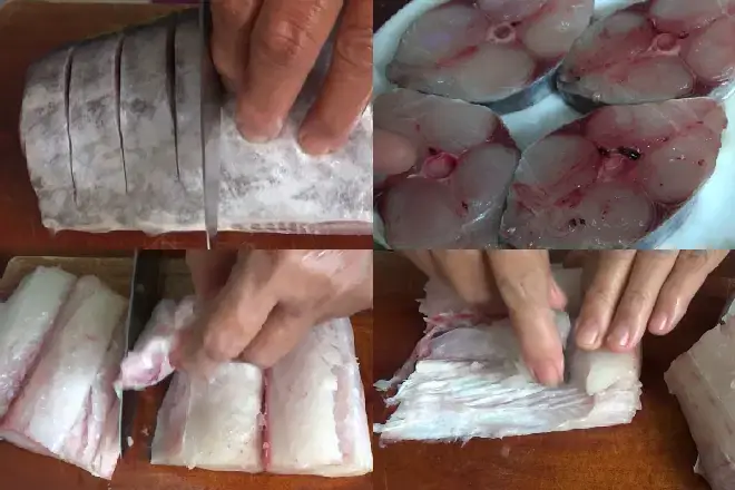 Bước 1: Chuẩn Bị Cá Thu Và Các Nguyên Liệu Khác