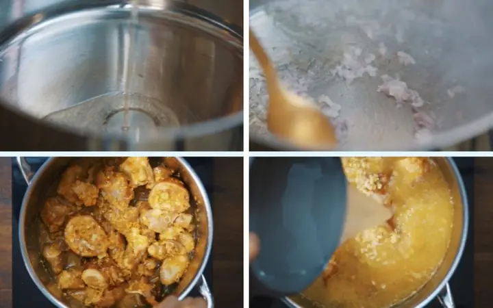 Bước 4: Hầm Thịt Chân Giò