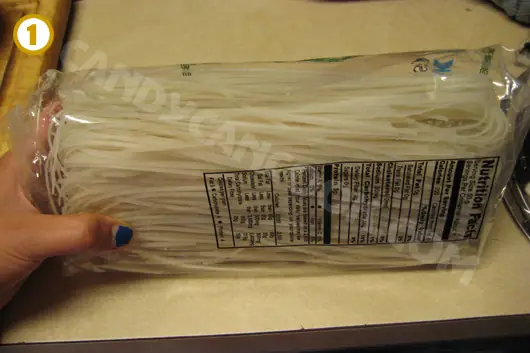 Đây là gói phở khô tớ hay dùng