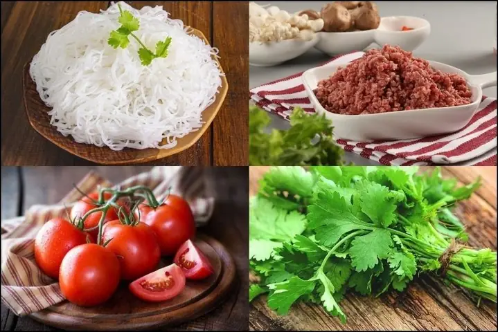 Bún thịt bò cà chua