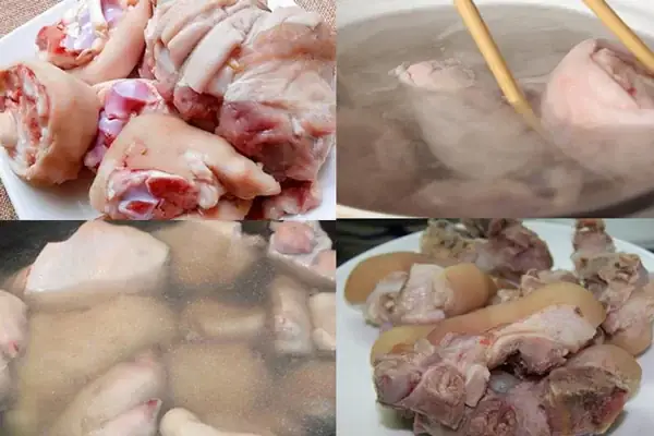 Bước 2: Hầm Giò Heo