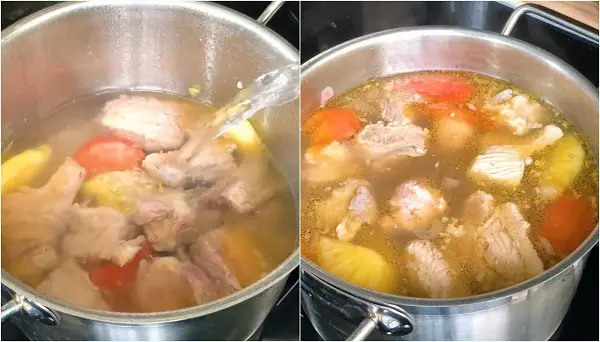 Bước 4: Làm nước dùng chan bún