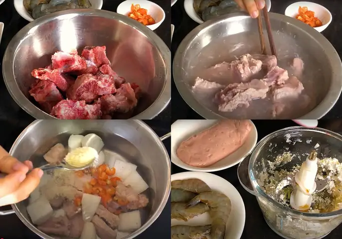 Sơ Chế Các Nguyên Liệu