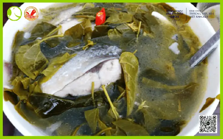 Canh Cá Chẽm Nấu Lá Giang