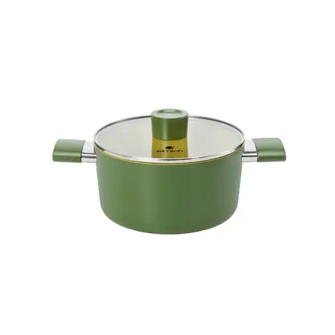 Nồi Phủ Sứ Chống Dính Elmich Olive Classic El- 5532ov Size 18, 20 Cm