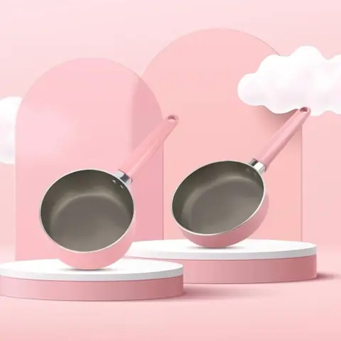 Bộ Nồi Chảo Chống Dính Elmich Baby El-1170ol Size 16cm