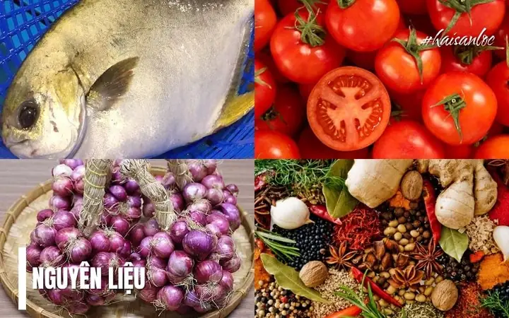 Nguyên Liệu Cần Chuẩn Bị Để Làm Cá Chim Sốt Cà Chua