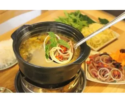 Công thức nấu cá chình nhúng mẻ hoa chuối ăn là mê