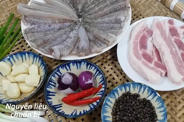 Chuẩn bị nguyên liệu