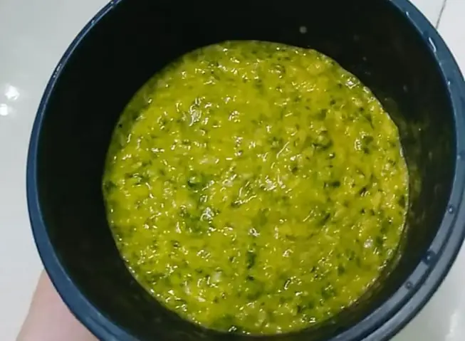 3. Cháo cá hồi cho bé 7 tháng ăn dặm cùng bí xanh