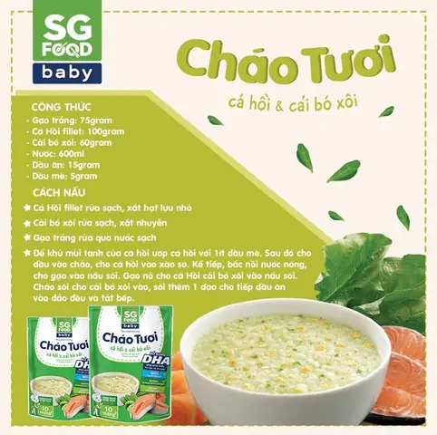Cách Nấu Cháo Cá Hồi Cho Trẻ 10 Tháng Tuổi