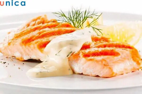 Các Làm Cá Hồi Sốt Cam Phô Mai Các Làm Cá Hồi Sốt Cam Phô Mai