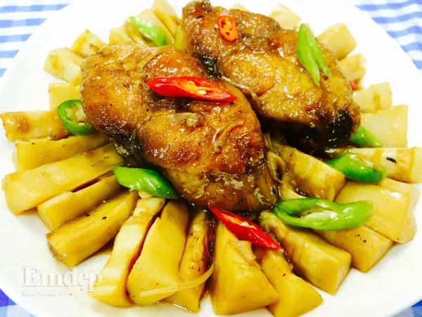 Hướng dẫn cách nấu món cá thu kho măng cực đơn giản tại nhà